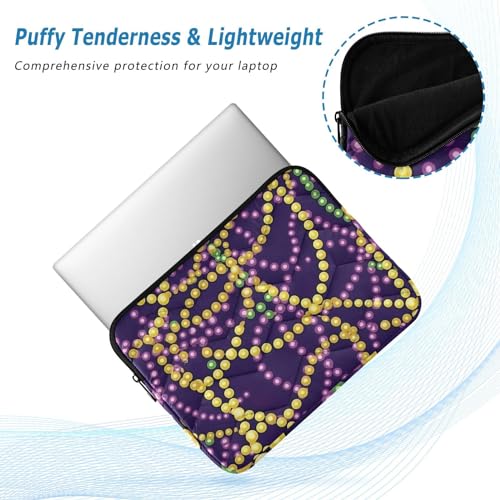 Funda para portátil J JOYSAY 13-14 Pulgadas morada Mardi Gras miniatura 5
