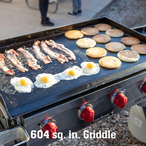 Camp Chef 4-Burner Portable Flat Top Grill with Griddle - Image 4