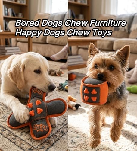 Set de Juguetes Mordibles para Perros Pequeños y Medianos, 2 Piezas miniatura 7