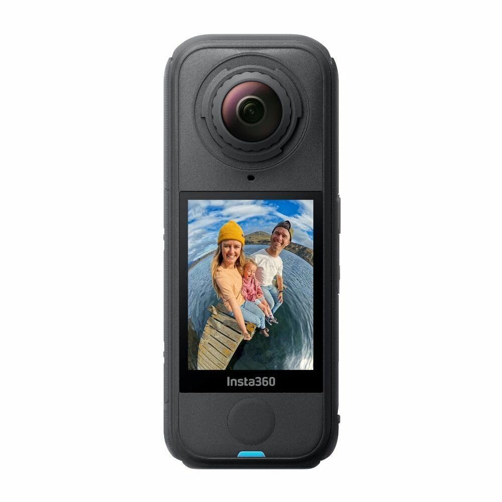Photo 1 of Insta360 X4 Air - Lightweight 165g 8K 360 Camera, Invisible Selfie Stick Effect, Replaceable Lenses, Shoot First & Frame Later, Built-in Wind Guard, FlowState Stabilization, AI-Powered App