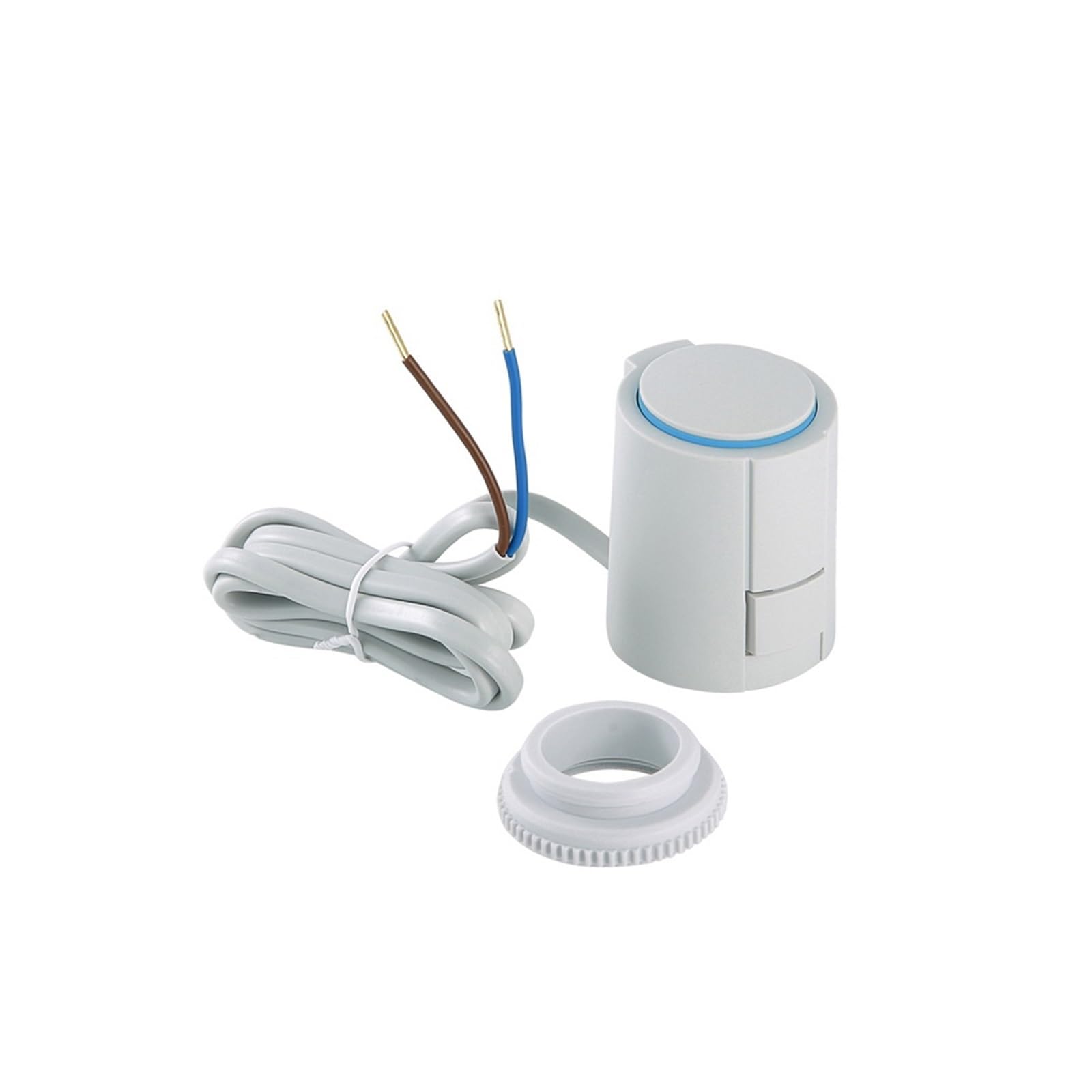 HWEIH Servo elettrotermico M30 * 1,5 dell'attuatore normalmente chiuso 230V for il collettore del riscaldamento a pavimento degli impianti di riscaldamento