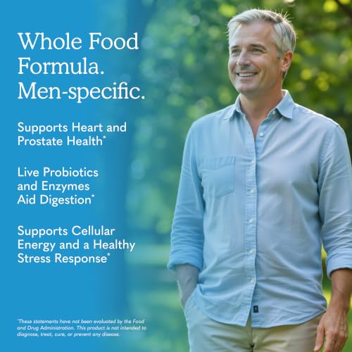 Image of Garden of Life Vitamin Code Raw One for Men, Once Daily Multivitamin, 75 Capsules, One a Day Mens Vitamins plus Fruit, Veggies & Probiotics for Mens Health, Vegetarian Multivitamins