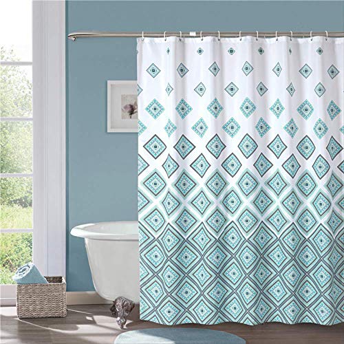 Lavcus Cortina De Partición Impermeable Y A Prueba De Moho Baño del Hotel Cortina De Baño De Poliéster 240 * 200 Magia