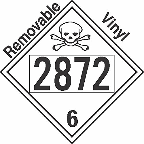 GC Labels-P301c2872, Poisin Toxic Class 6.1 UN2872 Removable Vinyl DOT ...