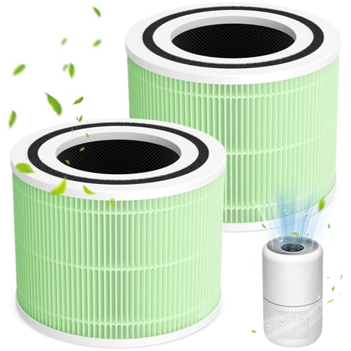 2 Stück Ersatzfilter für LEVOIT Core 300 / Core 300S Luftreiniger, 3-in-1 HEPA-Filter &...