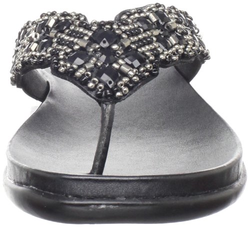 Kenneth Cole Reaction Womens Glam-Athon Thong Sandal , Black , 7.5 #TOP1