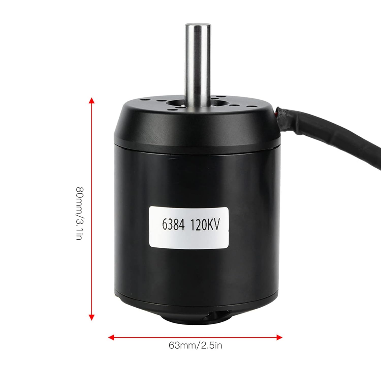 Scooter Brushless Motor, 6384 120KV BLDC Outrunner Brushless Motor Controller for Electric Scooter