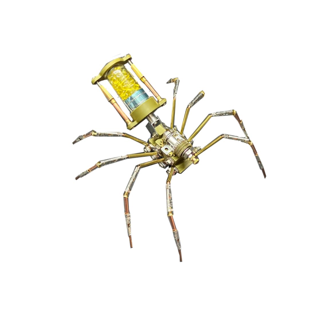 117PCS Zero-Day Venom Spider D, 3D Metal Steampunk Insect Assembly Model, Mechanical DIY Desk Display Collectible Gift for Adults — image 1