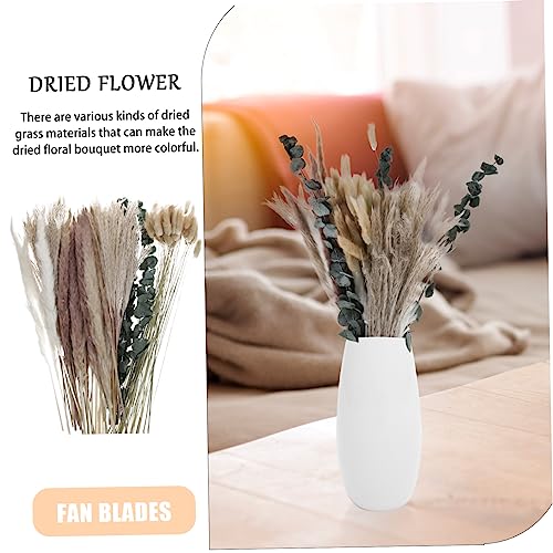 Alipis 4 Caixas Vaso De Vaso Boho Preservado Grama De Junco Alto Arbusto De Plantas Falsas Decoração