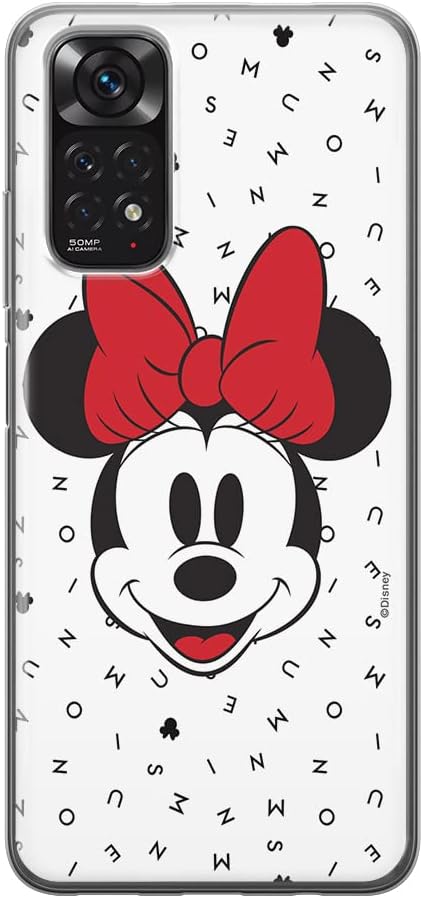 ERT GROUP Mobile Phone case for Xiaomi REDMI Note 11S 4G / REDMI Note 11 4G Original and Officially Licensed Disney Pattern Minnie 056 adapted to The Shape of The Mobile Phone, case Made of TPU