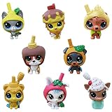 BESTZY Animal Crossing Figuras, 8 Piezas Figuras de Animal Crossing, Mini Animales Miniatura Figuras de Acción de Animal Crossing para Tarta Fiesta de Cumpleaños Cupcakes Decoración para Niños Niñas