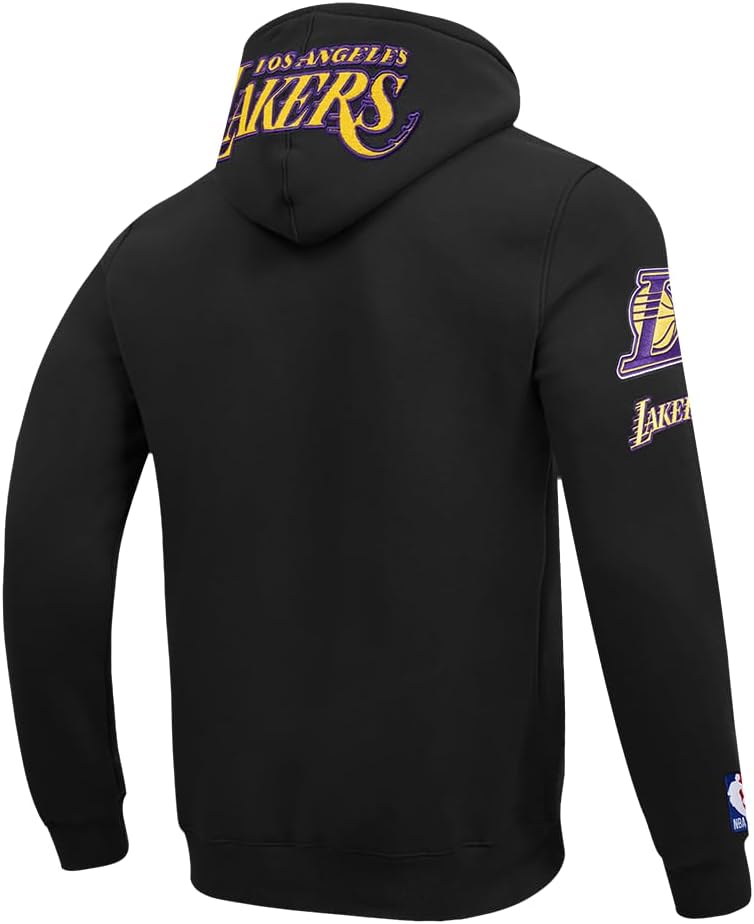 Pro Standard Mens NBA Los Angeles Lakers Luka Doncic #77 Classic Pullover Hoodie Black 2Xl - Image 4