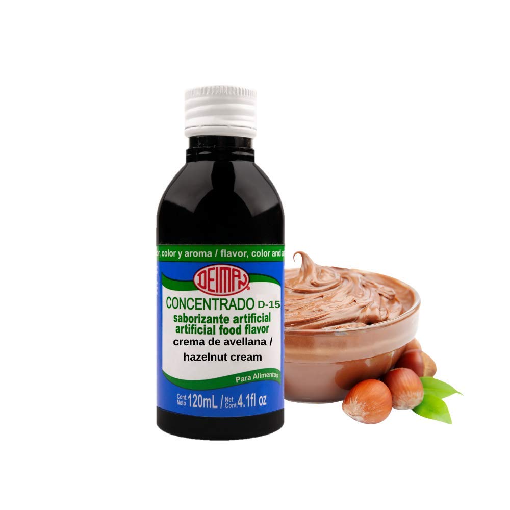 Deiman Artificial Food Flavoring Hazelnut Cream Concentrate D-15(4 fl oz)