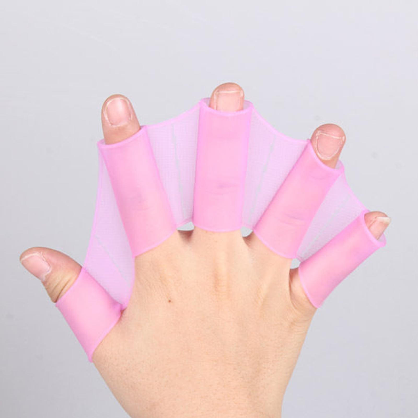 Guanti da nuoto in silicone Palmati Guanti da nuoto Finger Frog Tipo di resistenza all'acqua Gear Paddle Pinne per allenamento acquatico Strumenti di allenamento di nuoto