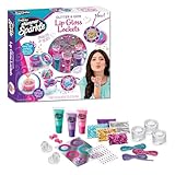 Shimmer 'n Sparkle Glitter & Gem Lip Gloss Lockets DIY Activity Set, DIY Lip Gloss Maker, Birthday for Ages 8 and Up