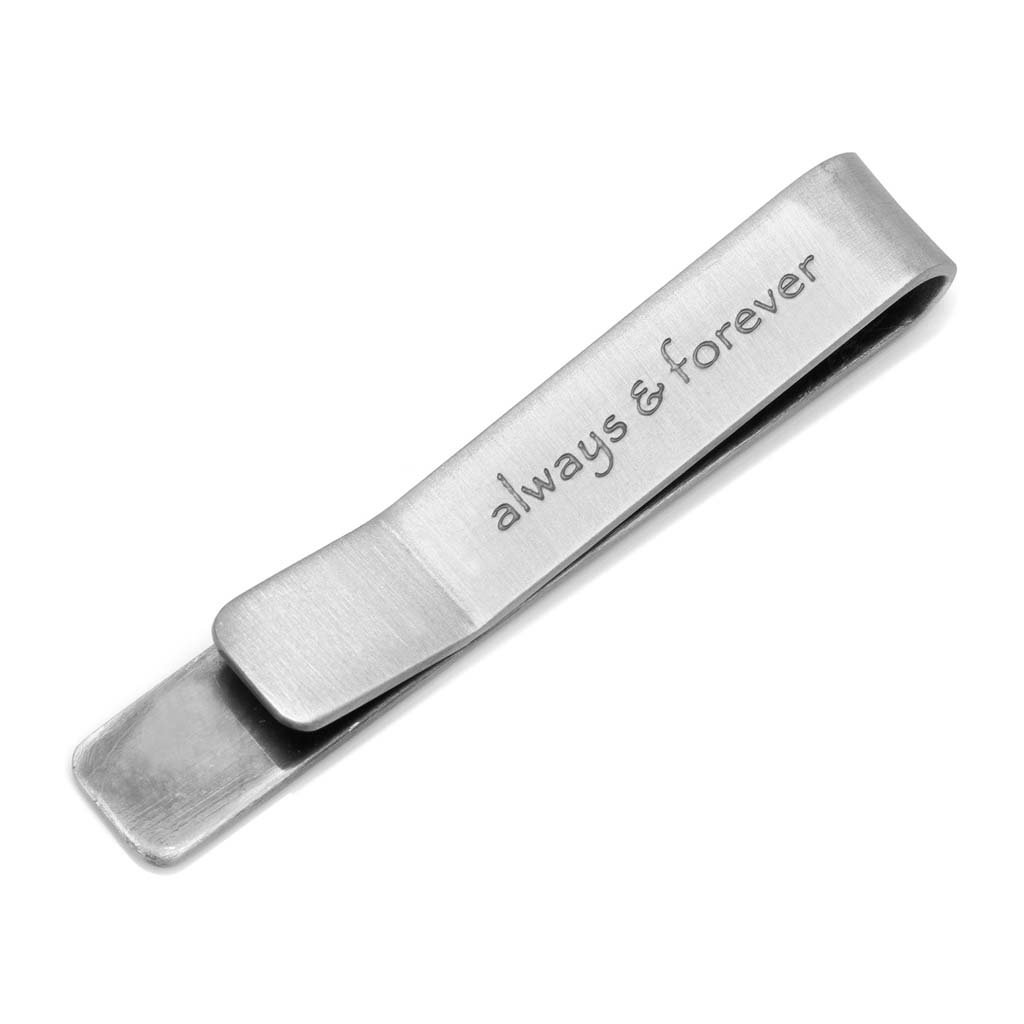 Ox & Bull Trading Company and Mens Tie Bar (Silver-tone)