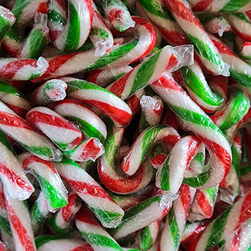 Bonds of London Mini Peppermint Flavour Candy Canes 5g (Pack of 30) Multi