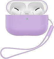 Vista 10 de Funda protectora para Airpods Pro 2 de silicona suave compatible con Apple AirPods Pro de 2ª generación 2022 LED frontal visible (negro)