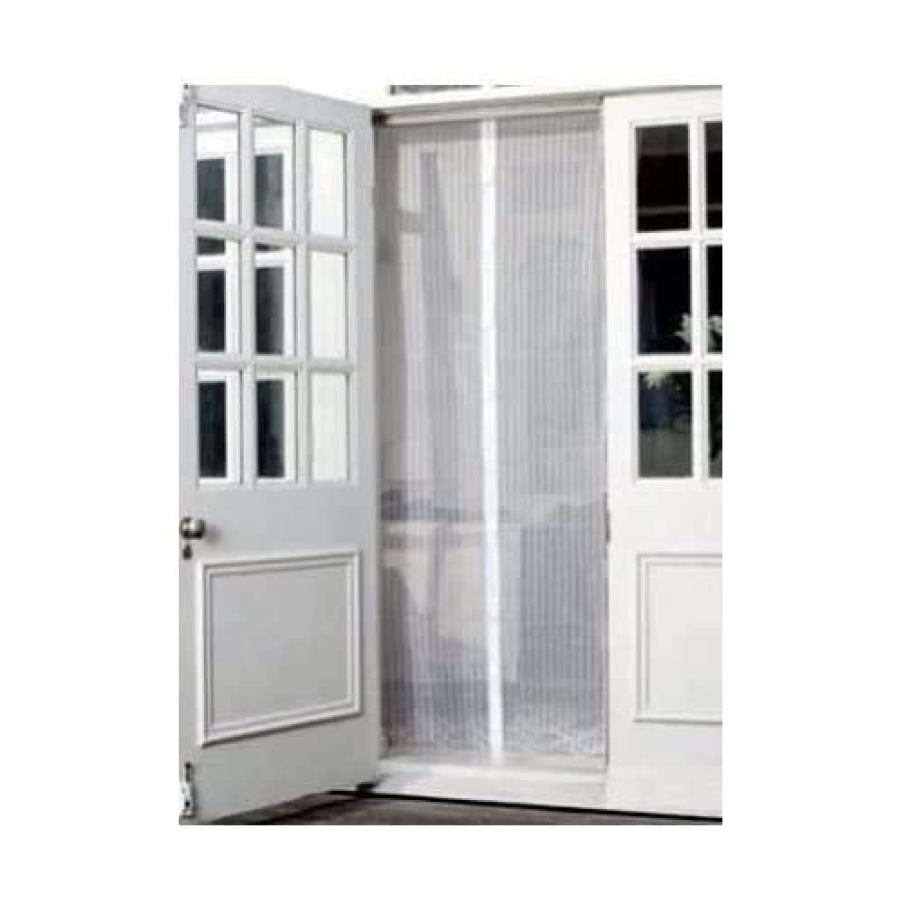 Ram Online White Ram® Magnetic Door Curtain Automatic Closing Magnetic Fly Insect Bug Screen 100Cm X 210Cm