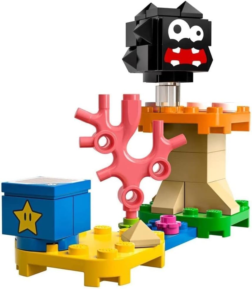 LEGO Super Mario Fuzzy and Mushroom Platform Polybag Set 30389 (Bagged), Multicolored - Image 3