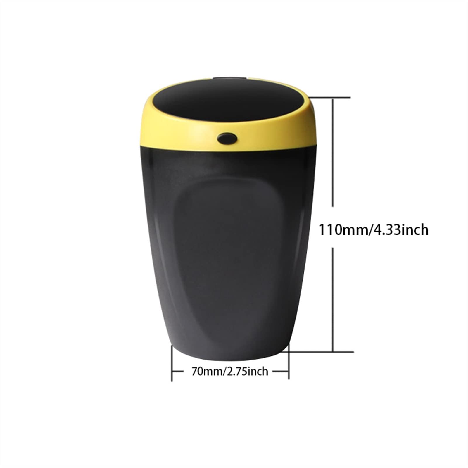Cendrier Portable en céramique avec éclairage LED pour Voiture, Compatible avec Les cendriers ignifugés pour Voyages et Usage Domestique.