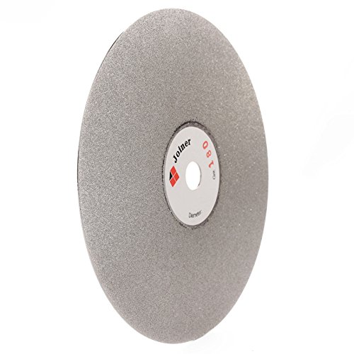 Image of 6 inch inch 150 mm Grit 180 Diamond Grinding Disc Abrasive Wheel Coated Flat Lap Disk Jewelry Tools for Gemstone Glass Rock Ceramics