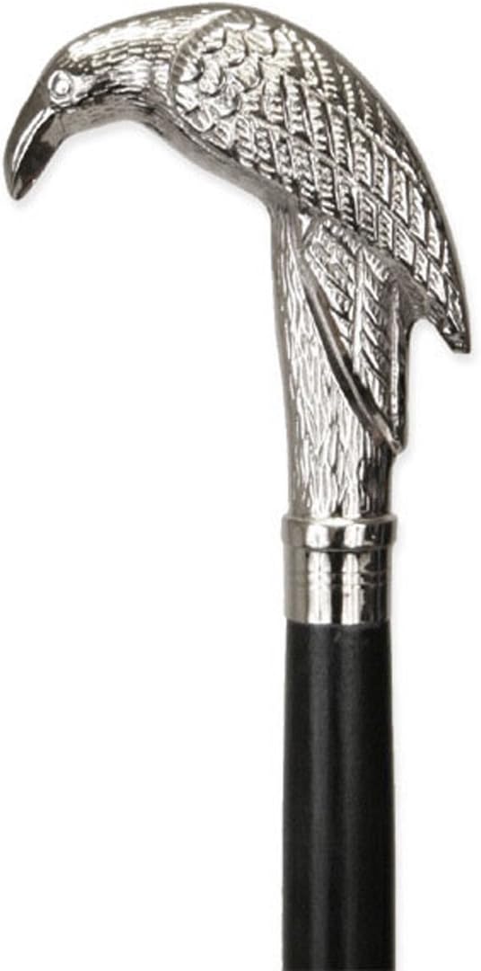 Historical Emporium Men's Raven Fashion Walking Stick Silver : Clothing, Shoes & Jewelry