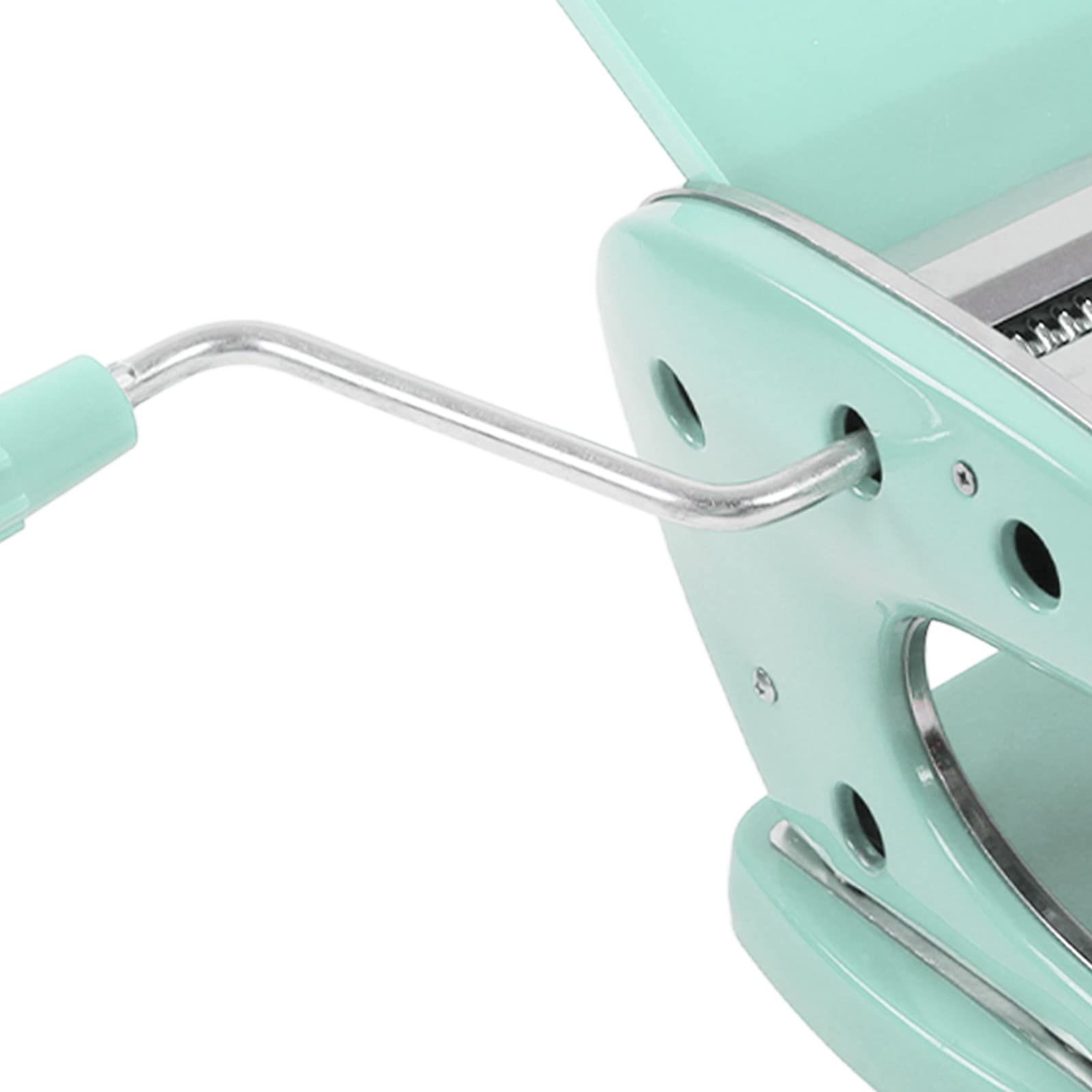 Ejoyous Máquina para Hacer Pasta, Máquina para Hacer Pasta de Acero Inoxidable, Prensa Manual de Fideos con Base de Succión, Esquinas Redondeadas, Fácil Limpieza, para y Fideos Caseros para Familias