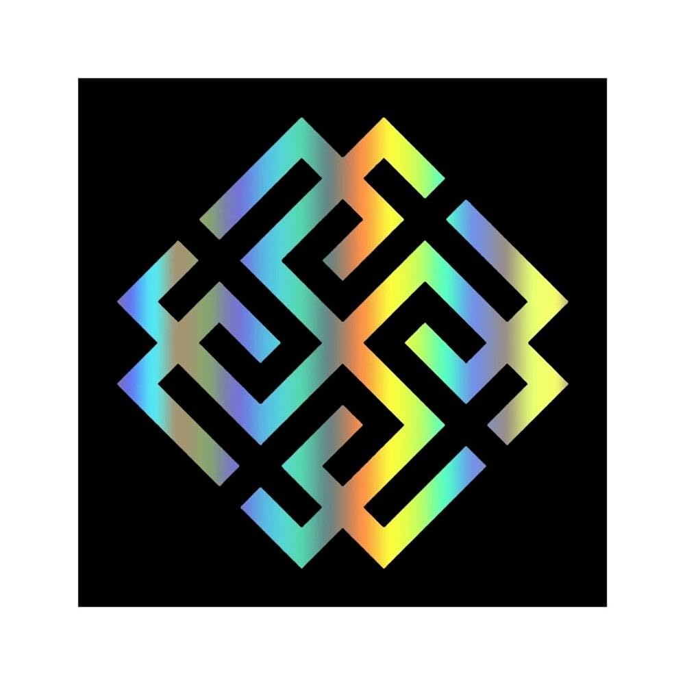 Auto Accessory 15 * 15cm Amulet Car Sticker Vinyl Decal Car Auto Stickers for Car Bumper Window Car Decoration(Laser)