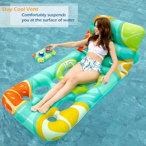 image for Jasonwell Inflatable Pool Float Adult - Pool Floaties Lounger Floats F