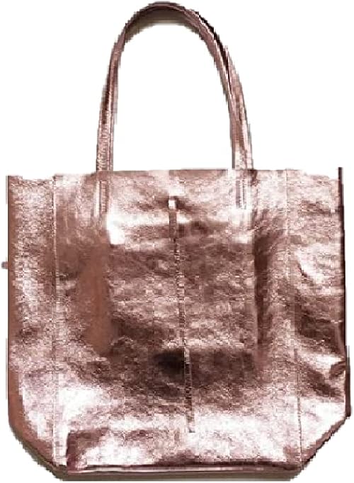 metallic leather purse