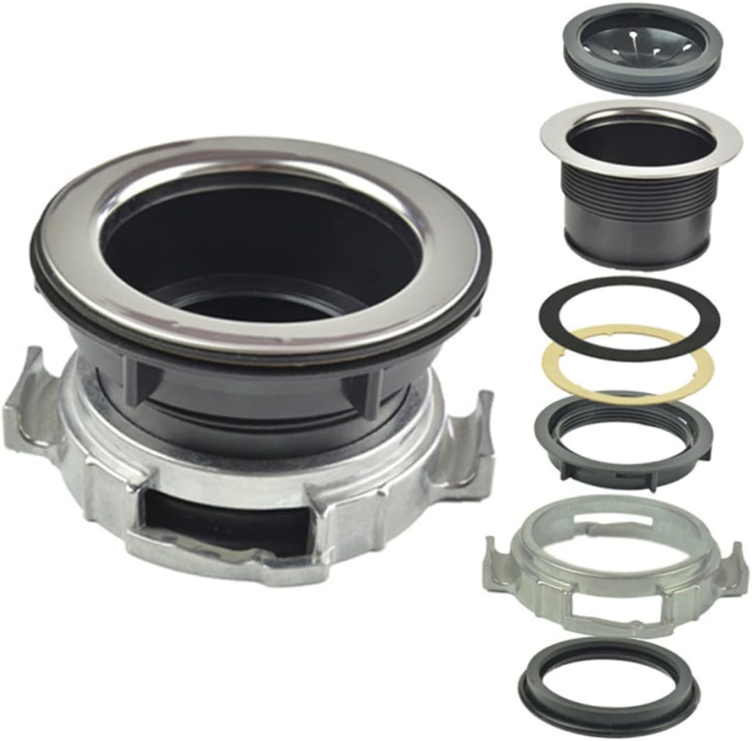 Waste Disposer Flange Drain Lock Nut Replacement Kitchen Garbage Disposal Accessory Inner Diameter Easy to Install and Use