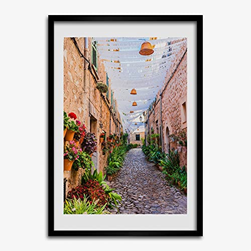 Cadre 50x70 cm avec tableau de Majorque Tulup pour créer une ambiance de voyage dans votre salon