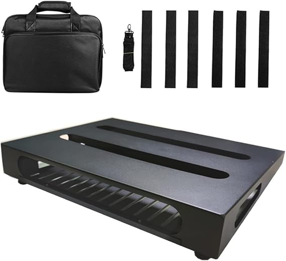 GOKKO Guitar Pedal Board 13.8"×11" Guitar Pedalboards with Gig Bag and