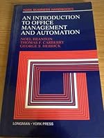 An Introduction to Office Management and Automation (York Business Handbooks) 0582061296 Book Cover