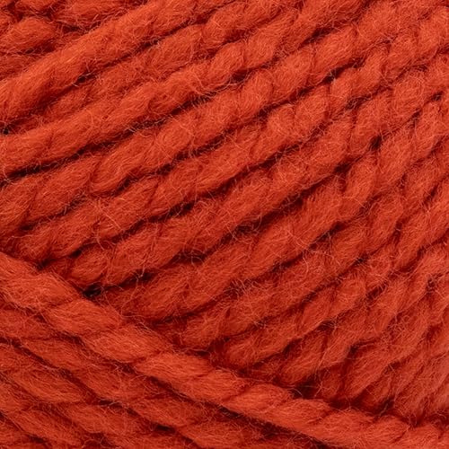 Image of Lion Brand Yarn, Wool-Ease Thick & Quick Yarn, Spicy, Red, 3 Pack | Super Bulky Wool Acrylic Blend Fiber for Soft Hats, Sweaters, Chunky Blankets, Yarn for Crochet, Knitting, Crafts, Weaving