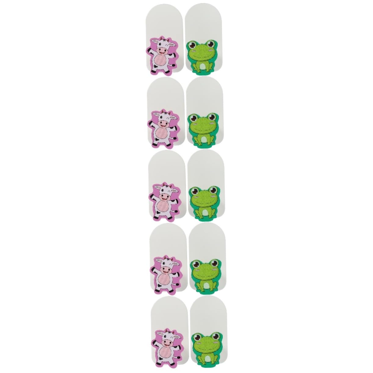 MAGICLULU 5 Juegos De Ganchos Adhesivos De Pared Para Colgar Fáciles De Instalar Para Dormitorio Baño Y Cocina 2 Unidades X 5