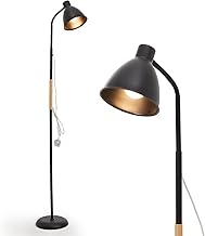 INMOZATA Floor Lamp, Retro Arch Standing Lamp, Modern Reading Floor Lamps for Living Room, Bedroom, Office, E27 Socket