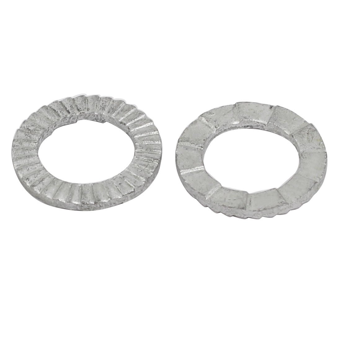 Aexit 8mm Inner quality Parts Dia 1.5mm Thickness Carbon Steel Dual Serrated Wedge Locking Washer 4pcs Model:26as510qo490