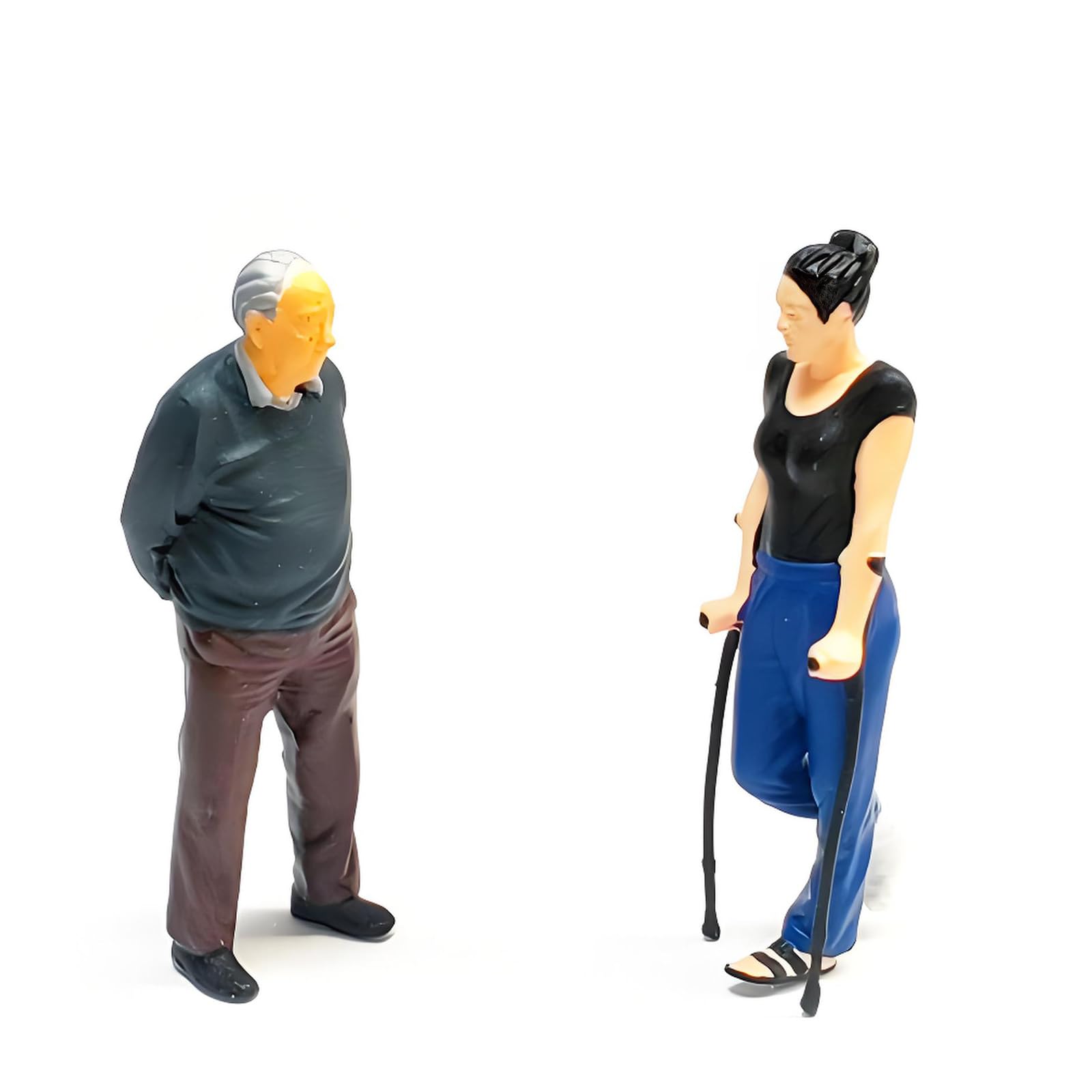 Hredyqw 1:64 Scale Highly Detailed Resin Miniature Figurines For Car Model Scenes And Collectible Displays