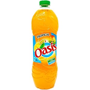 Bizzico Oasis Tropical 2L - Orange - Juice Drink - Bottle - 2 Litres - No Preservatives - 2000 ml