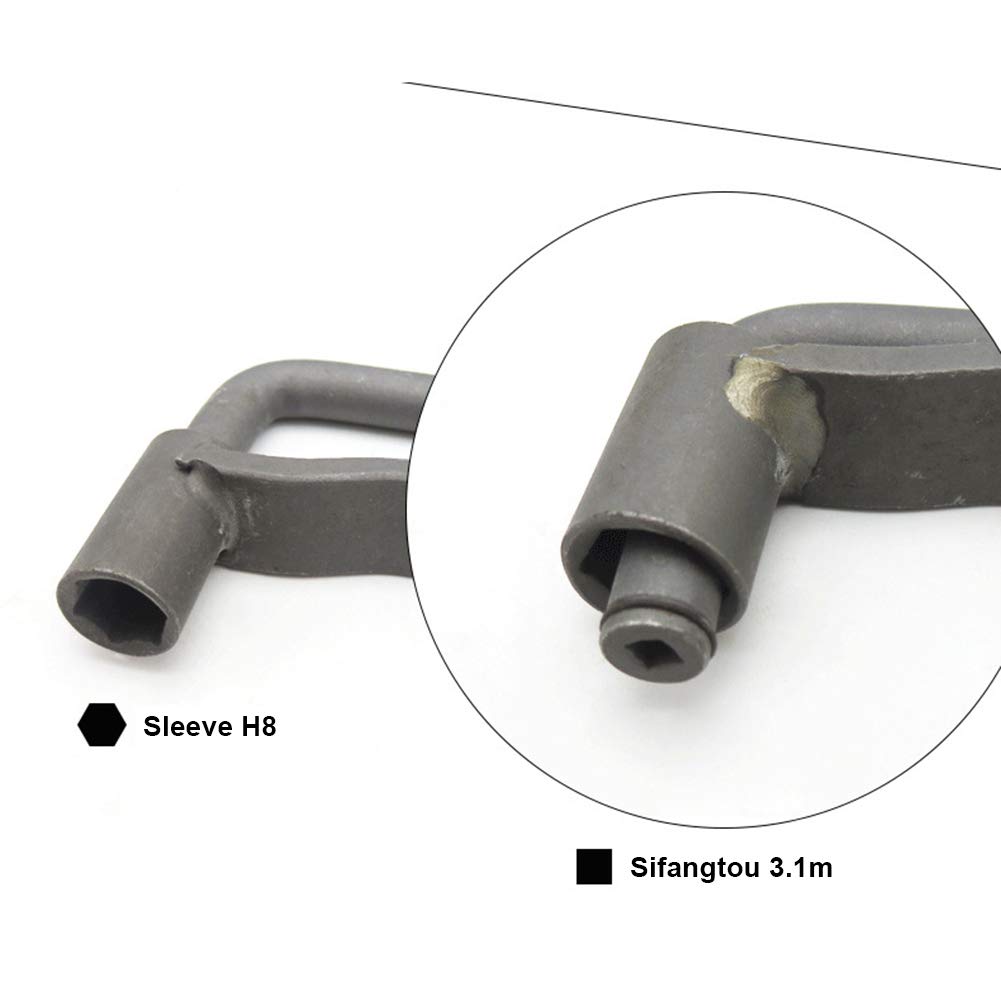 Ventilschraubenschlüssel Für Motorrad & Auto – 8mm Innensechskant X 3,1mm Vierkant