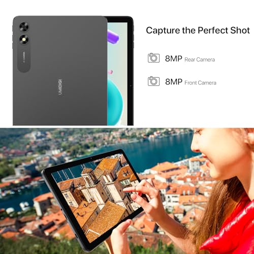Tablet UMIDIGI G2 Tab, 8(4+4) GB RAM+64GB up to 1TB, 10.1 inch Android 13 Tablet with 8MP+8MP Dual Camera WiFi 6 Bluetooth 5.0 6000mAh Split Screen Canada Android Tablets (Gray) - Image 3