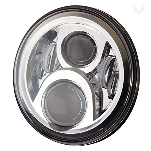 Eagle Lights 8700Cg2 7" Led Headlight For Harley Davidson And Indian Motorcycles - Generation Ii / Chrome Kit / No Installation Accessories #TOP1