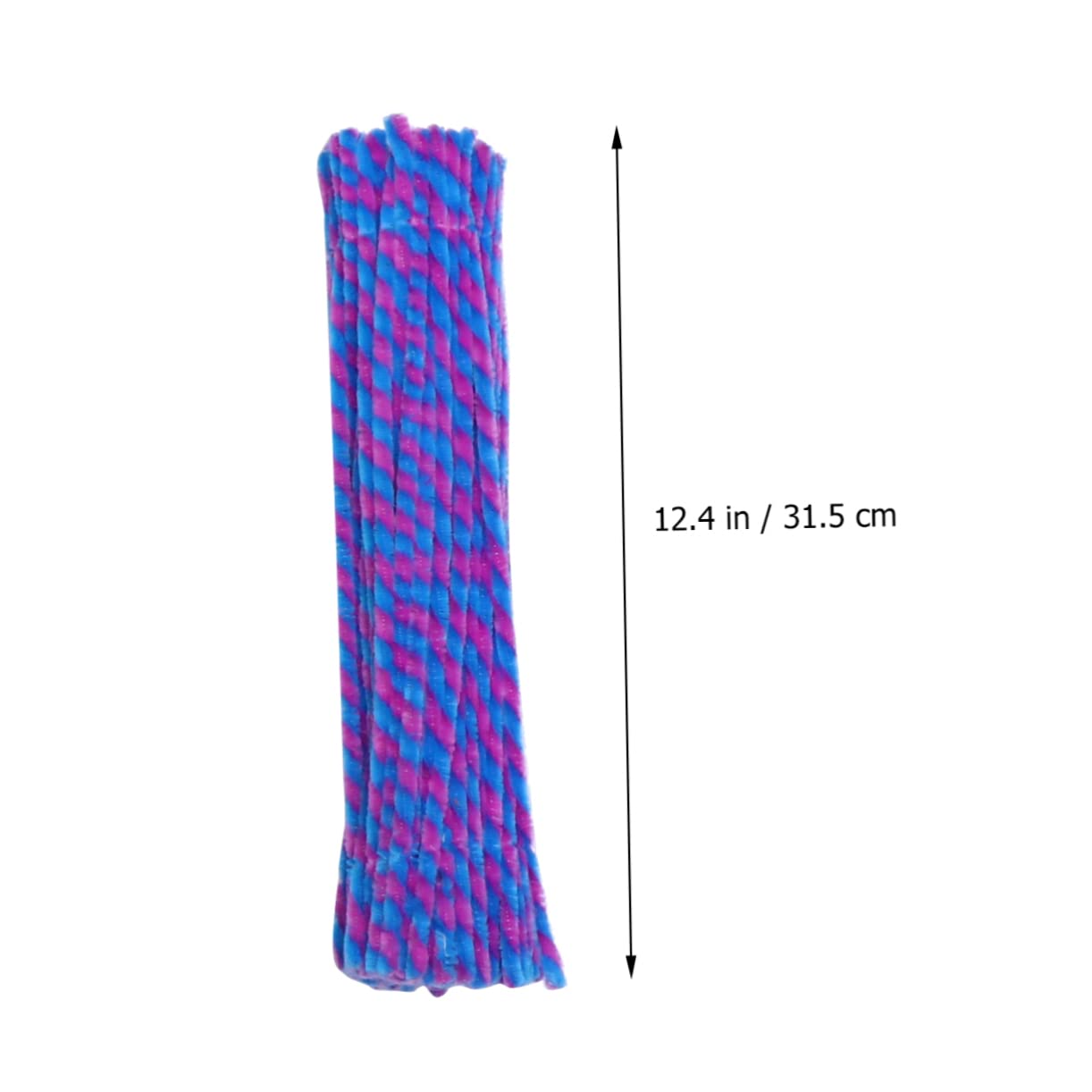 DOITOOL 500pcs Assorted Twisted Chenille Stems Cleaners for DIY Crafts Flexible Craft Supplies for Imagination Development and Classroom Projects Random Color