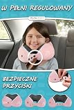 FLOWZOOM Comfy Kids Poduszka Podróżna z Pianki Memory, Różowa, 6-12 lat