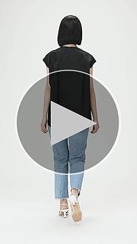 後コクーンノースリーブブラウス　mila owen Amazon.co.jp: [ミラオーウェン] 後コクーンノースリーブ