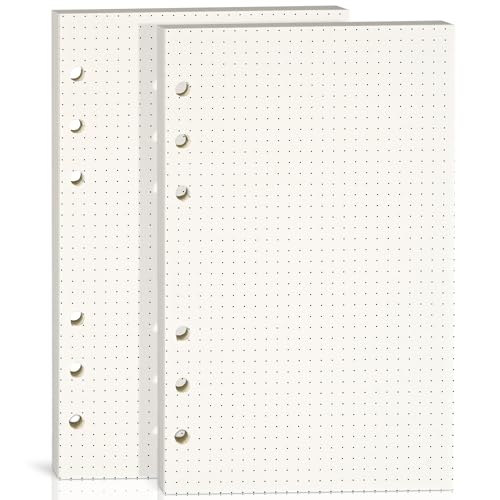 Recharge de papier à pois A6 pour agenda et carnet de notes de voyage