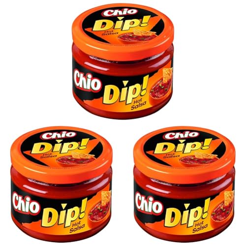 Chio Dip Hot Salsa (1 x 200 ml) (Packung mit 3)