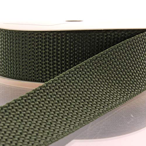 HBC | 1 Inch Polypropylene Webbing - Army Green 25 Yards